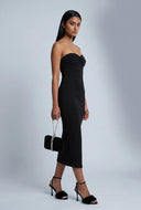 Twist Front Tube Dress