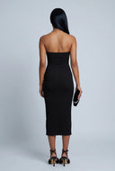 Twist Front Tube Dress
