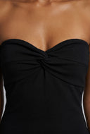 Twist Front Tube Dress