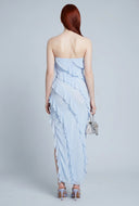 Skyler Ruffle Maxi Tube Dress