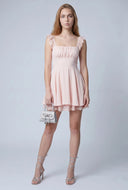 Vienna Lace Trim Skater Dress