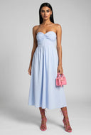 Twist Front Midi Sundress
