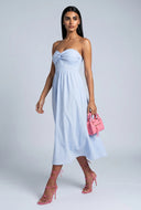 Twist Front Midi Sundress