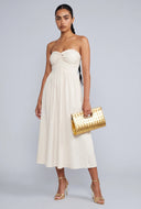 Twist Front Midi Sundress