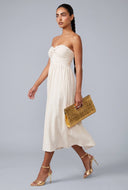 Twist Front Midi Sundress
