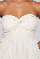 Twist Front Midi Sundress