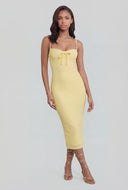 Textured Sweetheart Bustier Dress