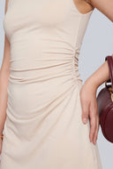 Boat Neck Mini Dress