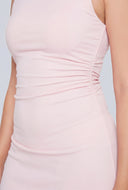 Boat Neck Mini Dress
