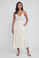Maryam Tiered Pocket A-Line Sundress