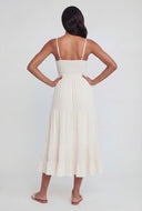 Maryam Tiered Pocket A-Line Sundress