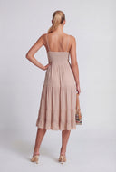 Maryam Tiered Pocket A-Line Sundress