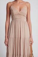 Maryam Tiered Pocket A-Line Sundress