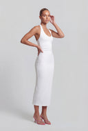 Keyhole Back Halter Maxi Dress