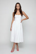 Sleeveless Corset Bodice Peasant Dress