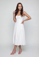Sleeveless Corset Bodice Peasant Dress