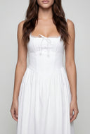 Sleeveless Corset Bodice Peasant Dress