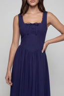 Sleeveless Corset Bodice Peasant Dress