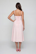 Sleeveless Corset Bodice Peasant Dress