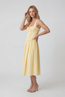 Sleeveless Corset Bodice Peasant Dress