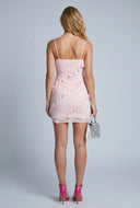 Floral Lace Tiered Ruffle Mini Dress