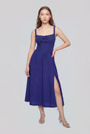 Corset Bodice Midi Dress