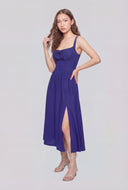 Corset Bodice Midi Dress