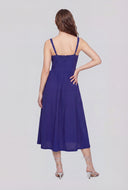 Corset Bodice Midi Dress