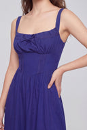 Corset Bodice Midi Dress