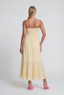 Crochet Insert Tiered Hem Sundress