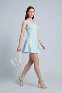 Alessandra Halter Skater Dress
