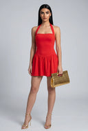 Alessandra Halter Skater Dress
