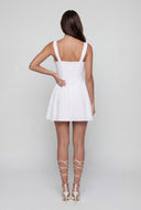 Sol Sweetheart Bow Bustier Skater Dress
