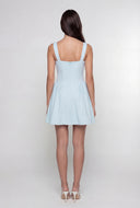 Sol Sweetheart Bow Bustier Skater Dress