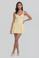 Sol Sweetheart Bow Bustier Skater Dress