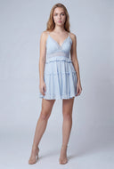 Crochet Insert Mini Dress
