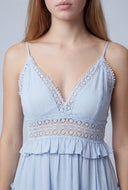 Crochet Insert Mini Dress
