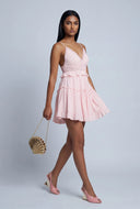 Crochet Insert Mini Dress