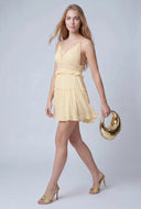 Crochet Insert Mini Dress