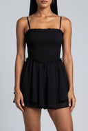 Smocked Bodice Skater Dress