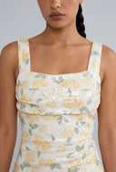 Sequin Lace-Up Back Mini Dress