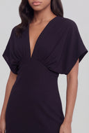 Plunge Crepe Empire Waist Sundress