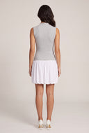 Sleeveless Bubble Hem Dress
