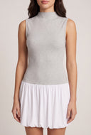 Sleeveless Bubble Hem Dress