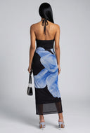 Floral Halter Maxi Dress