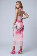 Floral Halter Maxi Dress