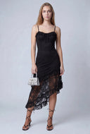 Lace Asymmetrical Dress