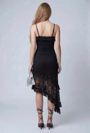 Lace Asymmetrical Dress