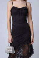Lace Asymmetrical Dress