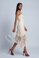 Lace Asymmetrical Dress
